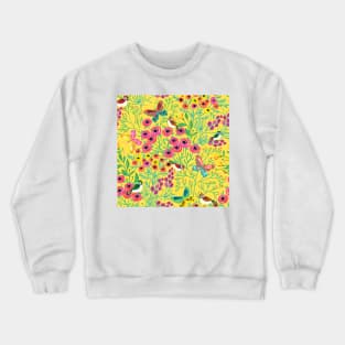 Floral And Sparrow Crewneck Sweatshirt